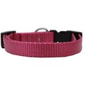 Mirage Pet Mirage Pet 124-1 RSCT Plain Nylon Cat Safety Collar; Rose 124-1 RSCT